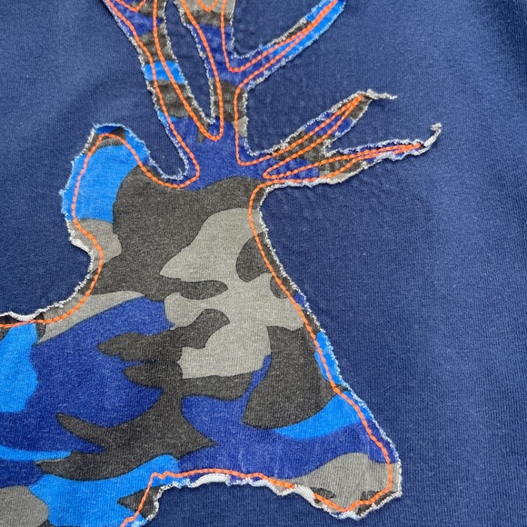 Mini Boden Camo Deer Appliqué Shirt - Picture 5 of 13